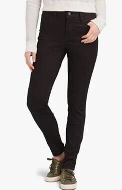 PrAna Womens Oday Cotton Skinny Pants Size 28 Black Stretch Outdoor Granola